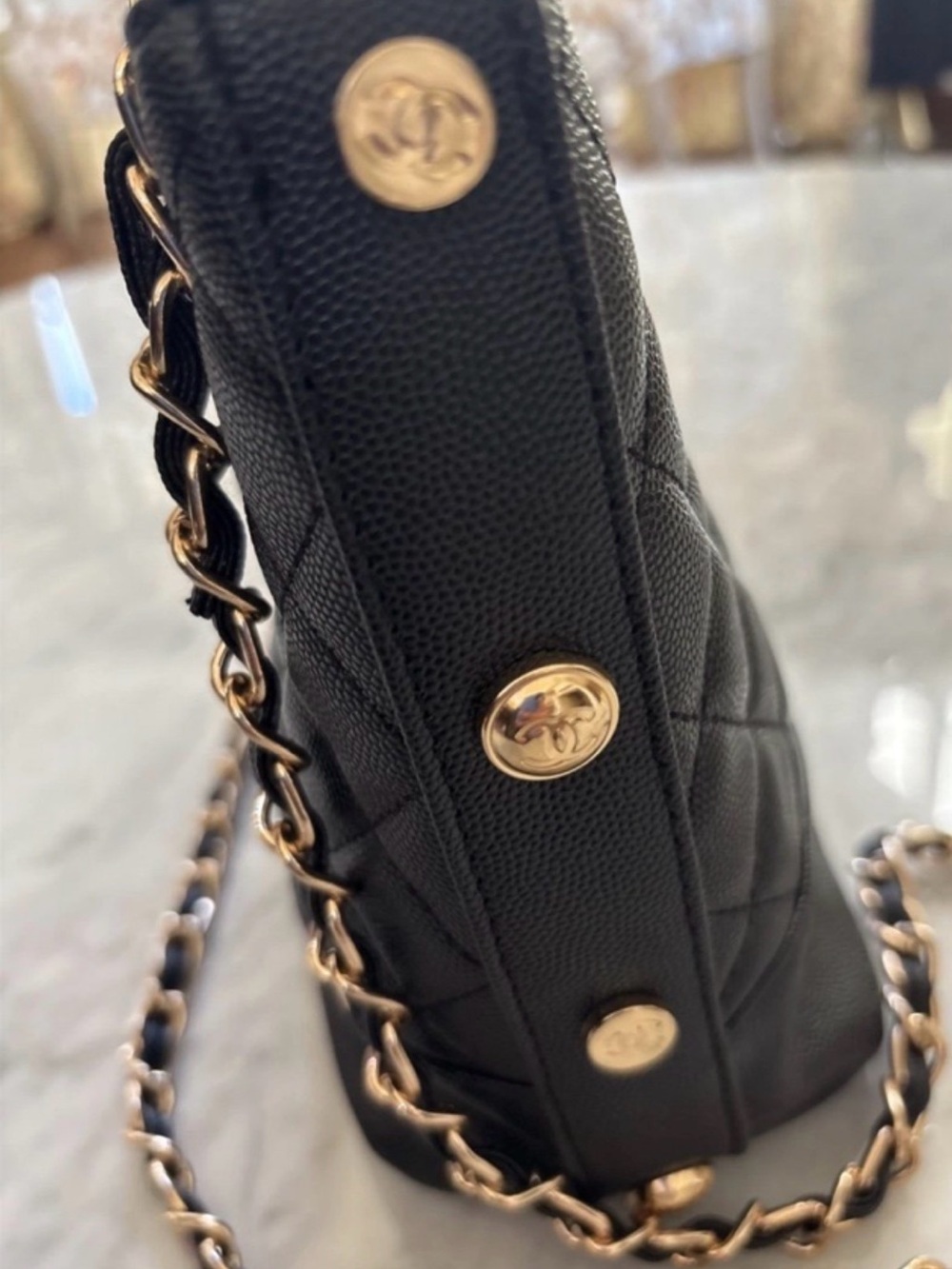 Novelty Black & Gold With Two Straps Long And Short / GWP - Picture 5 of 10